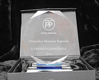 Memorias de Fuenlabrada, Premio Carpetania 2016