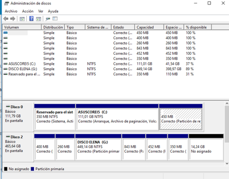 Como eliminar particiones ocultas con Windows 10 Como eliminar particiones ocultas con Windows 10