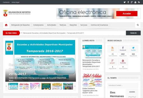 La Delegación de Deportes estrena nueva Web La Delegación de Deportes estrena nueva Web
