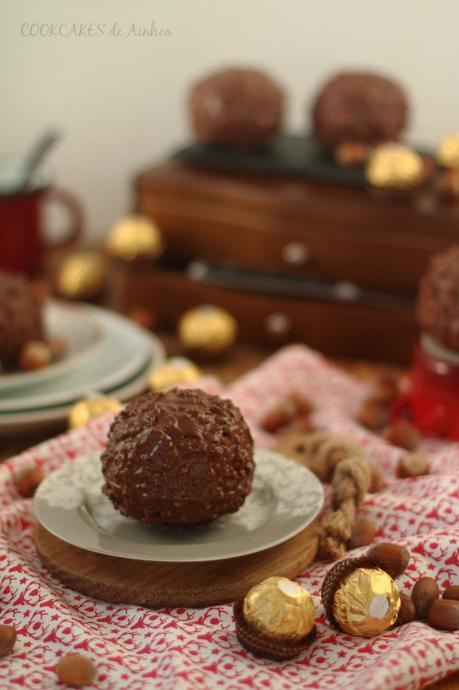 Ferrero Rocher XL (Nutella, avellanas y chocolate con leche) Ferrero Rocher XL (Nutella, avellanas y chocolate con leche)