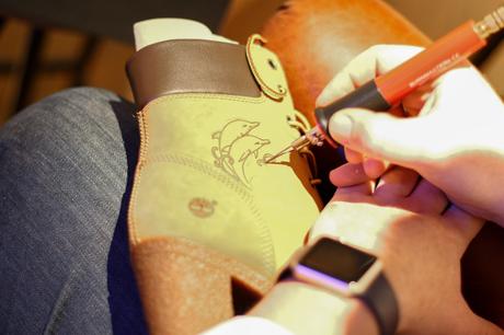 Customizando mis Timberland