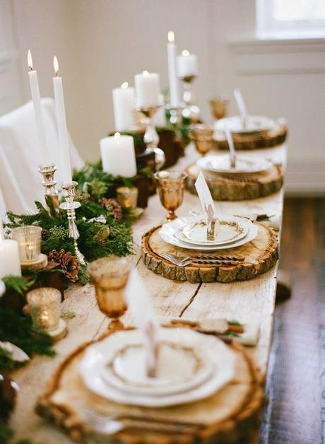 Ideas para decorar la mesa de Navidad