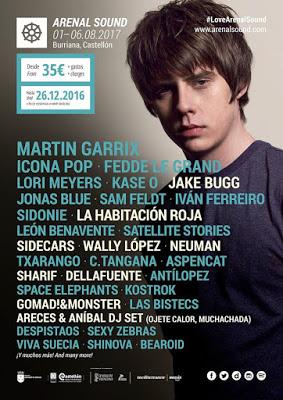 Arenal Sound 2017: Jake Bugg, La Habitación Roja, Sidecars, Neuman, Sharif, Wally Lopez... Arenal Sound 2017: Jake Bugg, La Habitación Roja, Sidecars, Neuman, Sharif, Wally Lopez...