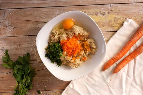 Receta. Hamburguesas de quinoa