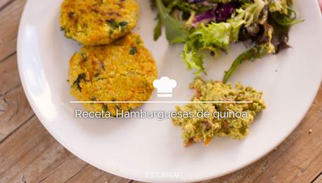 Receta. Hamburguesas de quinoa