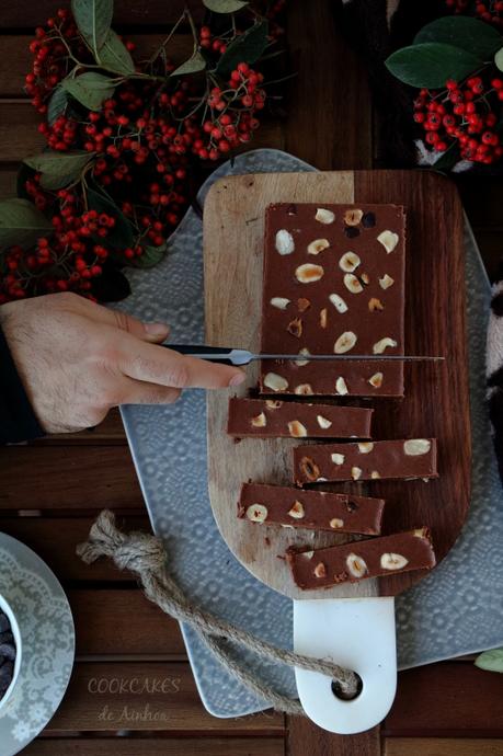 Turrón praliné de avellanas (receta Navidad) Turrón praliné de avellanas (receta Navidad)