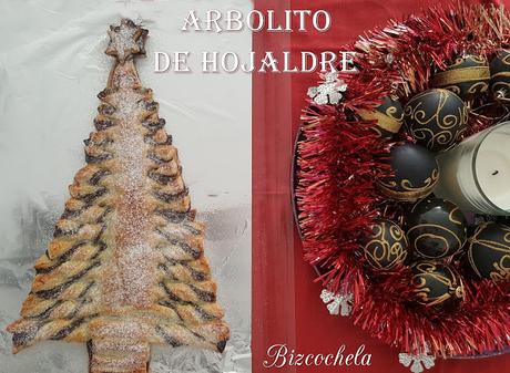 ARBOL DE HOJALDRE Y CHOCOLATE