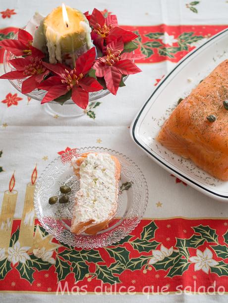 Pastel de Salmón. Receta de Navidad Pastel de Salmón. Receta de Navidad