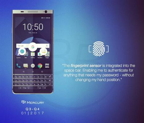 El BlackBerry Mercury llegara a Estados Unidos el próximo mes