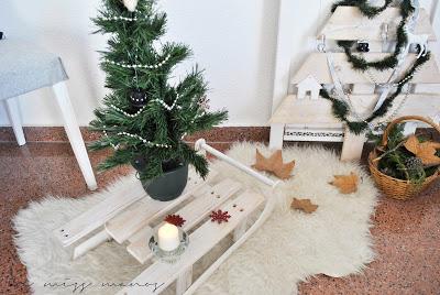 DIY Trineo navideño de madera