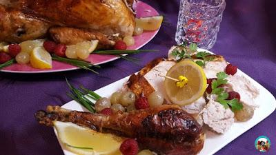 Pavo asado con uvas Pavo asado con uvas