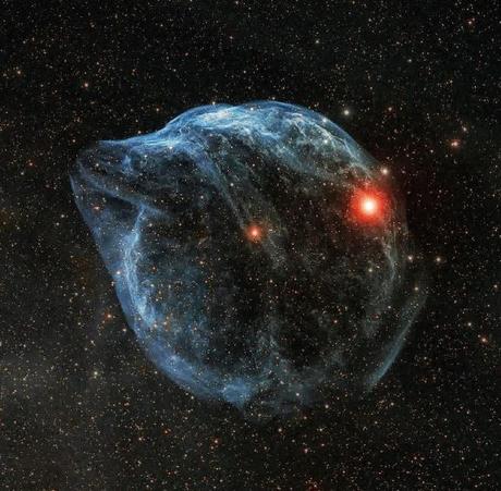 Sharpless 2-308, una burbuja cósmica