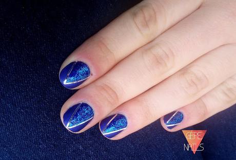 UÑAS DE NOCHEVIEJA | Propuesta #1 AZUL UÑAS DE NOCHEVIEJA | Propuesta #1 AZUL