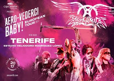Aerosmith tocarán también en Tenerife (además de Madrid y Barcelona)