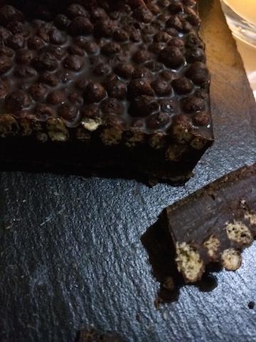 TURRON DE CHOCOLATE Y QUINOA