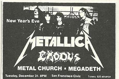 Efemérides del Rock y Heavy Metal: Que pasó un 31 de Diciembre