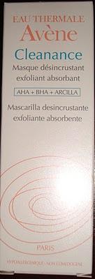 Review Mascarilla Cleanance de Avene. Review Mascarilla Cleanance de Avene.