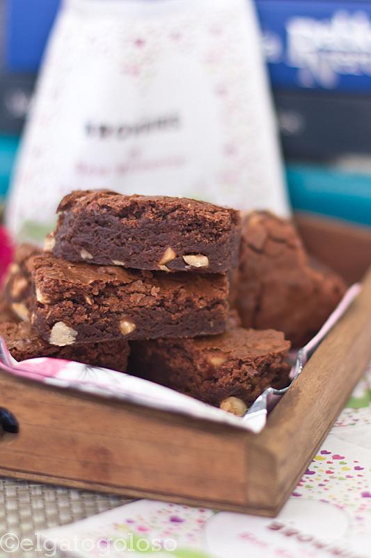 Brownies de San Valentín y regalito Brownies de San Valentín y regalito