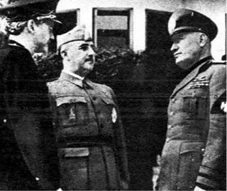 Entrevista de Bordighera entre Franco y Mussolini - 12/02/1941.