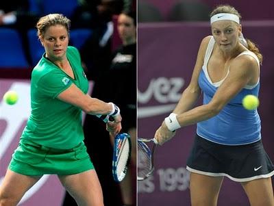 WTA de París: Clijsters y Kvitova irán por el título