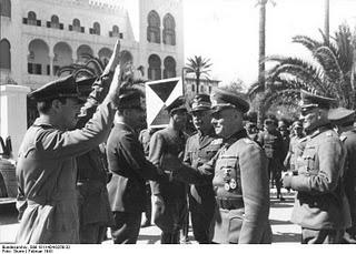 El General Rommel llega a Trípoli - 12/02/1941.