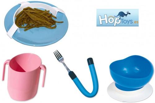 Soluciones para dar de comer a niños especiales vajilla infantil