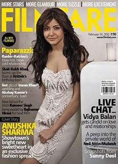 Anushka Sharma en la portada de Filmfare
