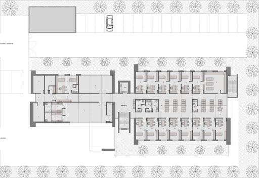 First-floor Centro modular de salud en Madrid