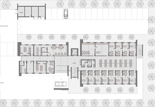 Ground-floor Centro modular de salud en Madrid