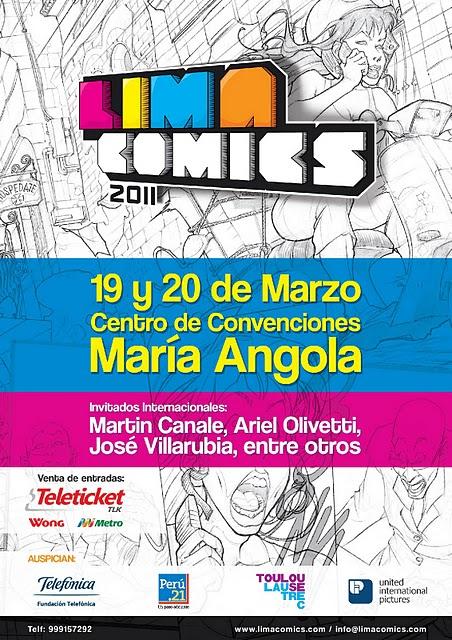 LimaComics 2011. Afiche LimaComics 2011. Afiche