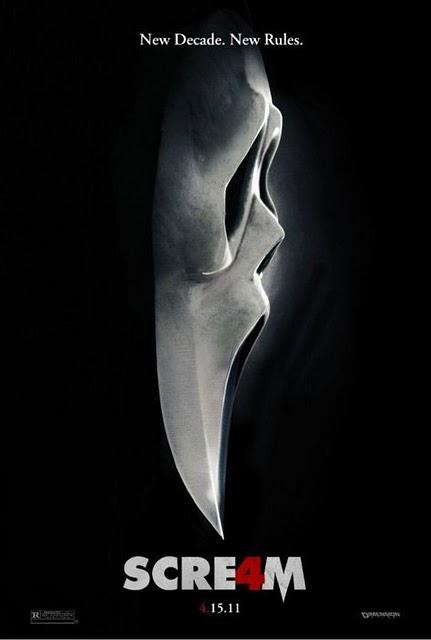 Nuevo póster de 'Scream 4': Ghostface afila su cuchillo