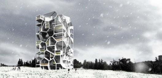 Pueblo vertical / Yushang Zhang, Rajiv Sewtahal, Riemer Postma & Qianqian Cai Pueblo Vertical / Yushang Zhang, Rajiv Sewtahal, Riemer Postma & Qianqian Cai