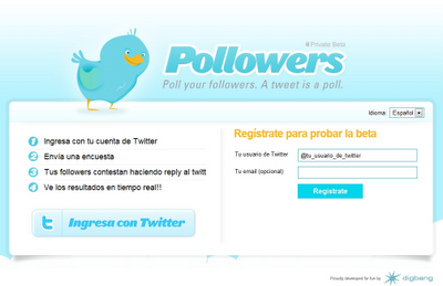Pollowers - Crea encuestas en Twitter