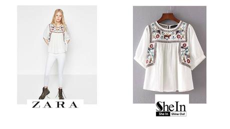Clones de Zara en Shein: Blusas Clones de Zara en Shein: Blusas