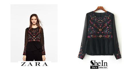 Clones de Zara en Shein: Blusas Clones de Zara en Shein: Blusas