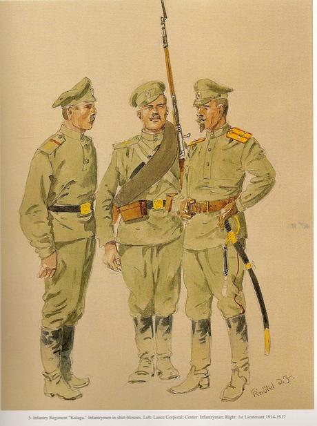 El Ejército ruso por Richard Knötel (1907-1917) (Primera Parte)