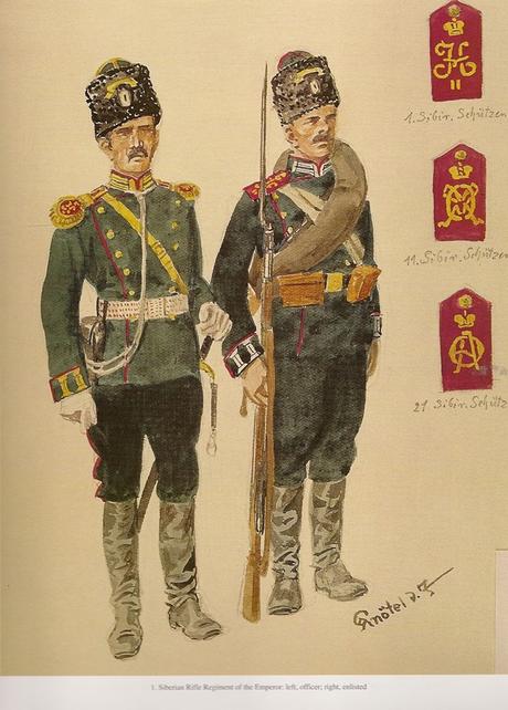 El Ejército ruso por Richard Knötel (1907-1917) (Primera Parte)