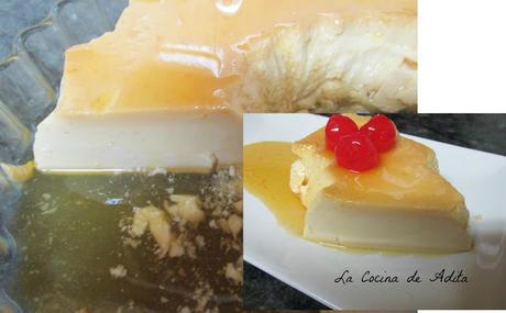 Flan de queso mascarpone Flan de queso mascarpone