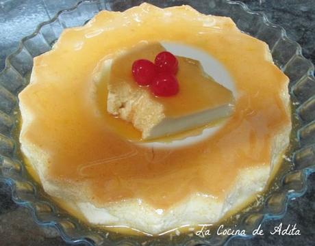 Flan de queso mascarpone Flan de queso mascarpone