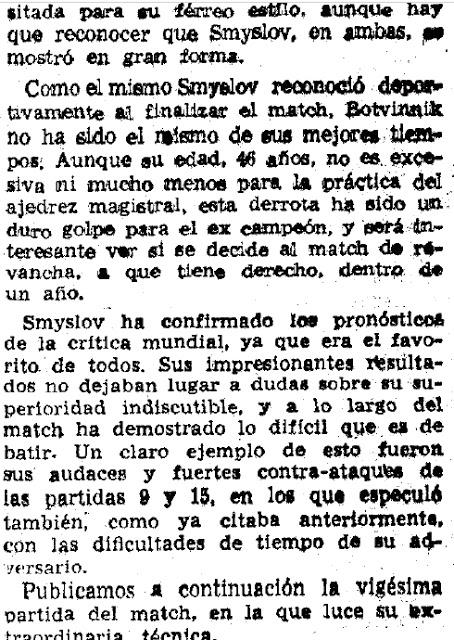 Los Mundiales de Torán - Botvinnik vs Smyslov 1957 (5)