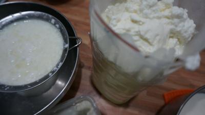 Ricotta impastata casera