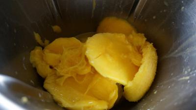 Mousse fácil de mango