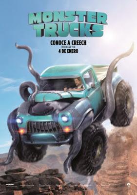 Monster trucks. Conduciendo sin motor.