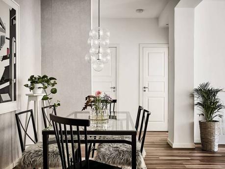 pisos suecos diseño interiores decoración interiores cocinas nórdicas cocinas modernas cocinas blancas cocina abierta blog decoración nórdica 