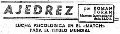 Los Mundiales de Torán - Smyslov vs Botvinnik 1958 (5)