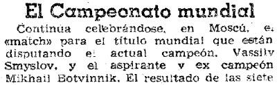 Los Mundiales de Torán - Smyslov vs Botvinnik 1958 (4)