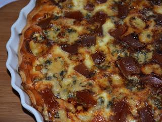 Quiche de membrillo y queso stilton Quiche de membrillo y queso stilton
