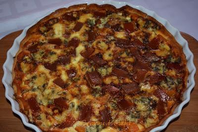 Quiche de membrillo y queso stilton Quiche de membrillo y queso stilton