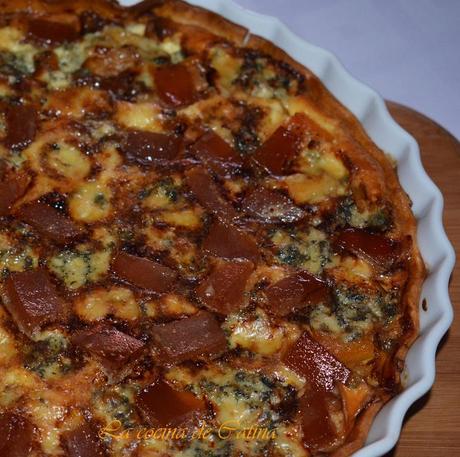 Quiche de membrillo y queso stilton Quiche de membrillo y queso stilton