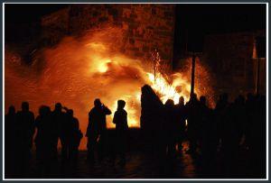 El fuego en las fiestas de enero de la Sierra Norte